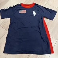 POLO RALPH LAUREN 150 M 10-12 紺／赤 キッズ