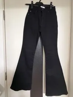 AZUL BY MOUSSY フレアデニム ブラック Mのサムネイル
