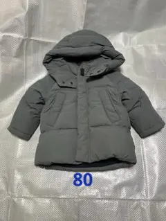ZARA kidsグレー ダウンジャケット フェザー サイズ80cm~