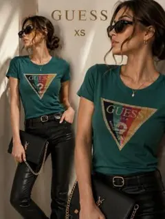 GUESS 半袖Tシャツ ロゴプリント XS