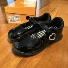 ムーンスター キャロットフォーマルシューズ　19.0 ブラック　黒　女の子