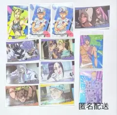ジョジョの奇妙な冒険 第6部 カード ステッカー 徐倫 プッチ神父 アナスイ