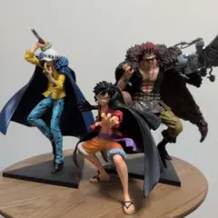 ワンピース フィギュア 3体セット ルフィ ロー キッド