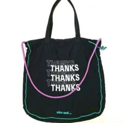 ニコアンド オリジナルコード2wayトートバッグ　黒