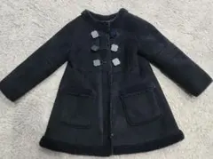 TOCCA ネイビー コート アウター　ボア　100cm