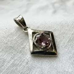 vintage ／ アメジスト silver925 ペンダントトップ