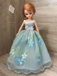 リカちゃん　ブライス　ハンドメイド服　ドレスB139のサムネイル