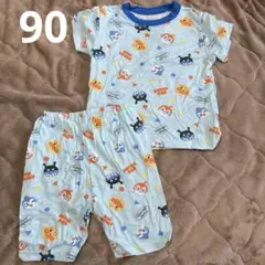 男児　男の子　アンパンマン 半袖半ズボン　パジャマ　90