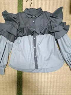 美品】DOSDIOSAS フラワーレーススリーブシャツブラウス - メルカリ