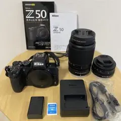 Nikon Z50ダブルズームキット新品純正バッテリー付美品シャッター885枚のサムネイル