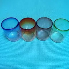 琉球ガラス？コップ４個