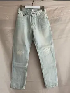 B00156 アングリッドUngridハイウェストデニムパンツ