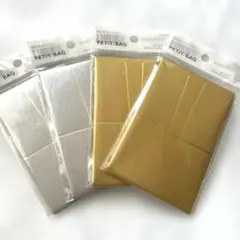 ポチ袋 ぷち袋 ゴールド シルバー 新品未使用 4セット