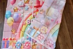 タペストリー 背景布 ペット撮影用 赤ちゃん撮影用 誕生日 インテリア リボン