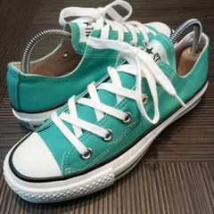 コンバース オールスター キャンバス ライトグリーン 日本製 23センチ