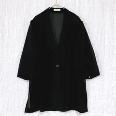 4058 VINVERT メッシュジャケット　シアー感　ブラック　大きい　13号のサムネイル