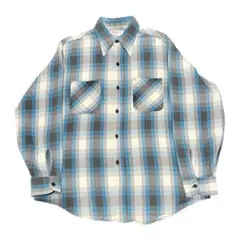 希少 70s BIG MAC ビッグマック ネルシャツ ヘビネル L 好配色