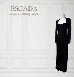 ESCADD COUTURE ヴィンテージ　スパンコール　ロングドレスのサムネイル