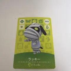 동물의 숲 아미보 카드 amiibo 카드 럭키