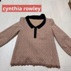 Cynthia Rowley 長袖 レースブラウス ピンクのサムネイル