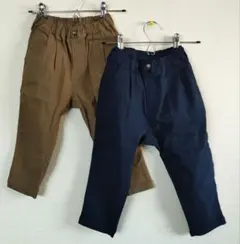 GroovyColors　110センチ　タック入りパンツ 2色セット