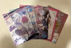 Re:ゼロから始める異世界生活 リゼロ クリアファイル まとめ売り 6点
