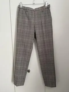 自由区　チェックパンツ　スラックス