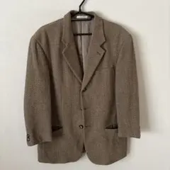 INTERMEZZO ベージュ　ウール　ジャケット Lのサムネイル