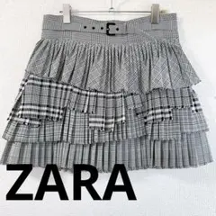 ★Sale★ZARA Collection グレンチェック アシメスカート