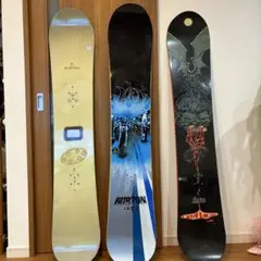 Burton スノーボード 3枚セット