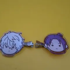 ブルーロック　玲王　凪　前髪クリップ２個セット