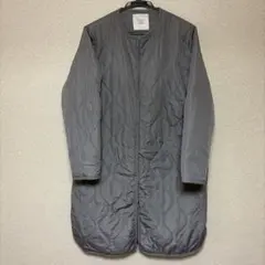 ZOOTIE グレー キルティング ロングコート