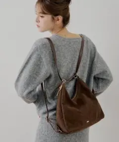 chico ロゴチャーム付き3way ホーボーバッグ　新品のサムネイル