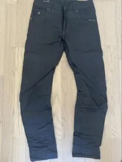 ジースターロゥ RACKAM SUPER SLIM W27 黒 バイカーパンツ - メルカリ