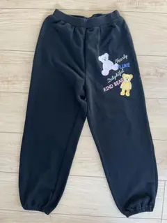スウェット パンツ キッズ 女の子 ブラック