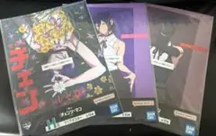 一番くじ　チェンソーマン　-レゼ編- H賞　クリアポスター　3枚セット