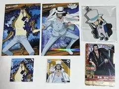 ONE PIECE ラバーストラップ　ブロマイド　シール　スタンピード　ルッチ