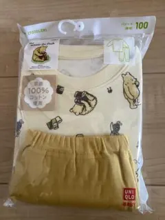 ユニクロ パジャマ 長袖 100サイズ プーさん