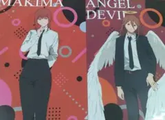 チェンソーマン　やよい軒　クリアファイル　マキマ　天使の悪魔　2種セット