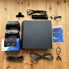 PS4 Pro CUH-7200B 1TB + 純正パッド、カメラ、背面ボタン付