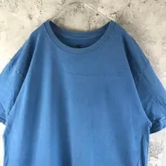 A3250古着　Tシャツ ブルー　無地　90s Y2K