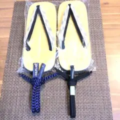 （特価2本羽織紐➕雪駄）新品　羽織紐　男　メンズ　男性　着物　和装小物