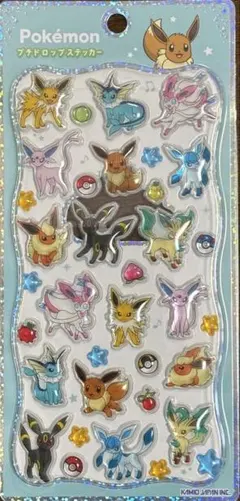 【正規品】ポケモン プチドロップステッカー 新作シール