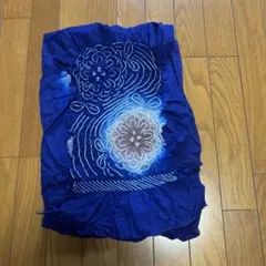 花柄刺繍 紺色 帯