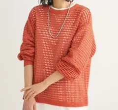 メッシュニットチュニック　GreenParksのサムネイル