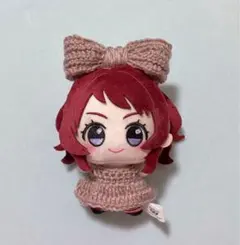 ぬい服 ワンピース ドレス ピンク ちびぐるみ 10cm 編み物 リボン