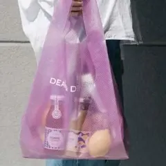 ディーンアンドデルーカ ショッピングバッグEVAブルーベリー