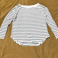 春の定番[上質素材] ビューティー&ユース レーヨン混 ボーダー長袖カットソー