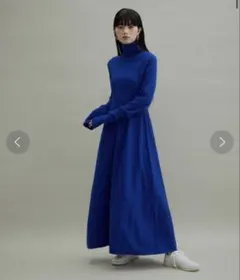 ADAM ET ROPE'☆ MIXパターンニットワンピース