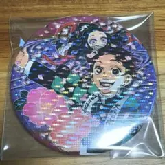鬼滅の刃 禰豆子 竈門炭治郎 缶バッジ ホロ